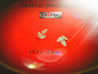 Extron Ruderhörner 13,5x16 mm (VE=2St.), X0803 / Günther Modellsport