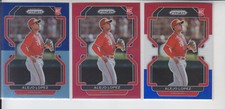 (3) 2022 Prizm Alejo Lopez RC Carolina Blue + Red + Red White Blue Reds 246