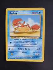 [PO] Carte Pokémon Krabby - 51/62 - Fossile -Occasion-FR