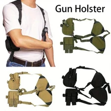 Tactical Concealed Gun Holster Adjustable Underarm Shoulder Hidden Pistol Holder