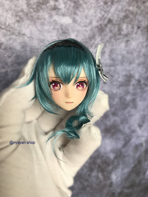 1/6 Female Little Beauty Girl Obitsu Head Sculpt For 12''PH LD UD Figure Toy