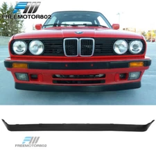 Fits 84-92 BMW E30 M-T Style Front Bumper Lip Spoiler PU