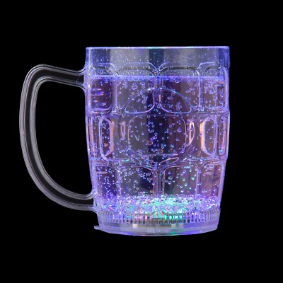 Ultra 2 LED Bierglas Krug Stein blinkend Strobe Party Bar Ware Pint Glas