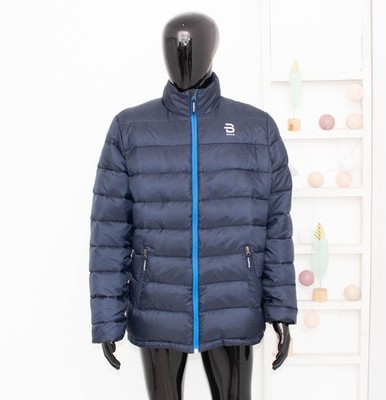 Björn Daehlie Daunenjacke Blau Puffer Skifahren Wintersport Herren Größe XL