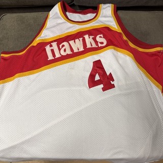 Mitchell and Ness SPUD WEBB White Size 3XL /56 Jersey
