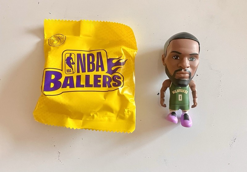 NBA Ballers Series 2 Milwaukee Bucks Damian Lillard Dark Green Jersey