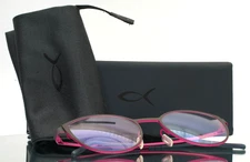 BLACKFIN BF807 Arch Cape 755 Grey Pink Womens Round Eyeglasses 50-20-145 B:44