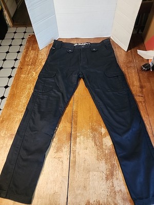 Bull-It SR6 Cargo 17 Easy Jeans Motorcycle Trousers Black - 38 L EUC  Insulated 