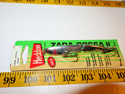 Leurre De Pêche Vintage Heddon Zara - Souris Nageuse - Neuf Ancien Stock
