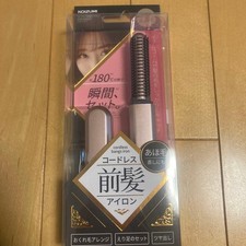 NEW Koizumi KHR-6420/P Cordless Hair Iron USB Rechargeable Compact Pink with Cap