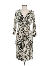 Carmen Carmen Marc Valvo Women Brown Casual Dress 6