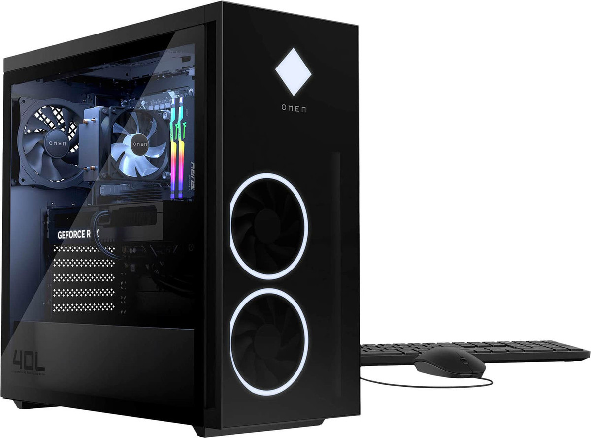 HP OMEN - 40L Gaming Desktop - AMD Ryzen 7 7700 - 32GB DDR5 HP OMEN - 40L Gaming Desktop - AMD Ryzen 7 7700 - 32GB DDR5