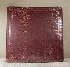 Creative Memories 12x12 Scrapbook Album Maroon w/Gold Trim NEW
