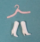 Vintage Barbie Clothes - Superstar Era Barbie White Cowboy Boots