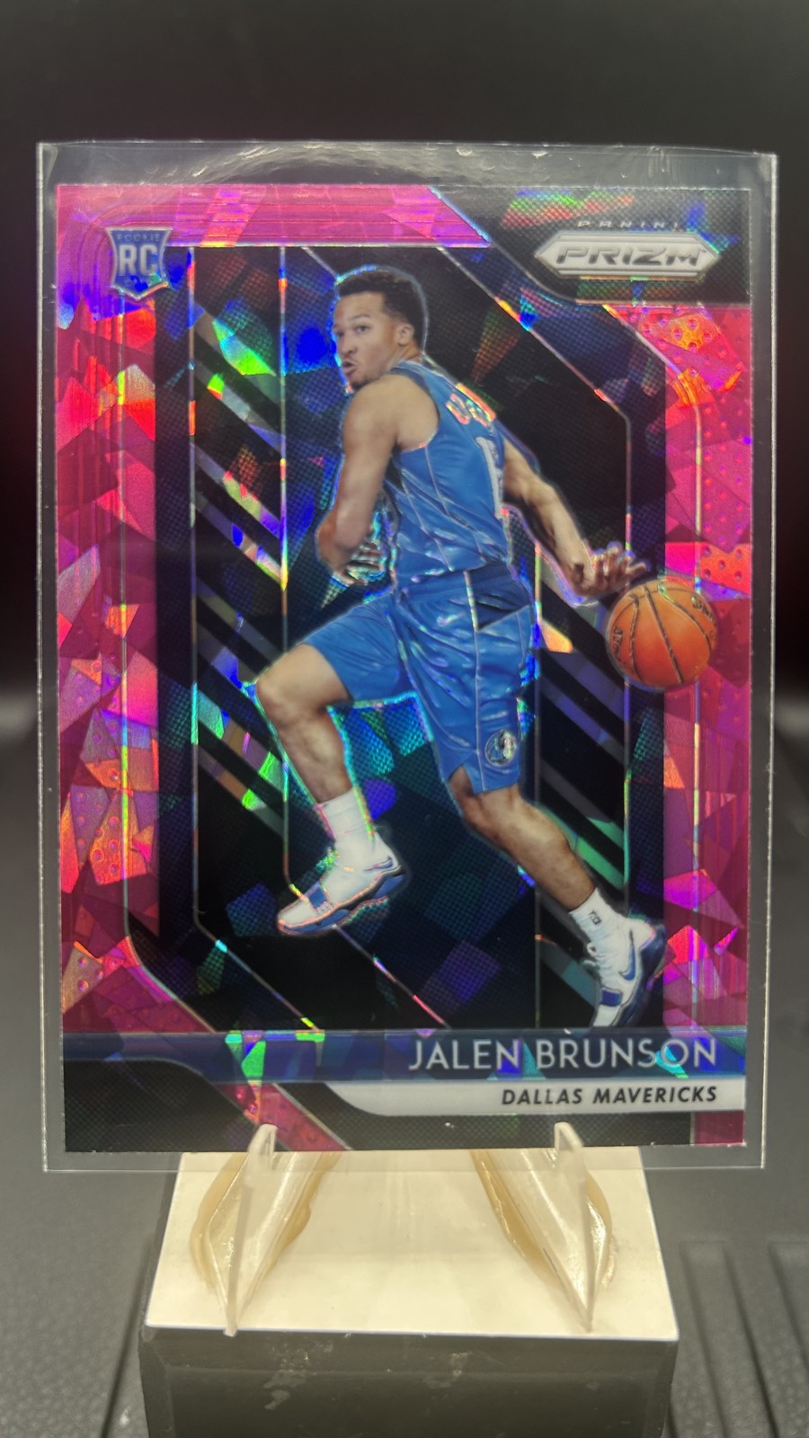2018-19 Panini Prizm - Jalen Brunson #250 Pink Ice Prizm (RC)