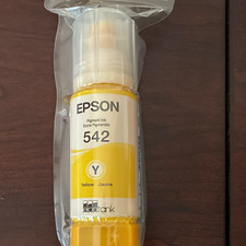 Epson EcoTank 542 Yellow Pigment Ink Refill Bottle Genuine/Original