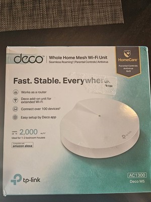 TP-Link Deco M5 AC1300 Whole Home Mesh WiFi Unit