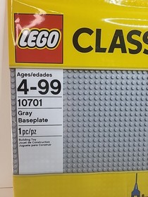New Sealed LEGO CLASSIC -  Gray Baseplate (10701)