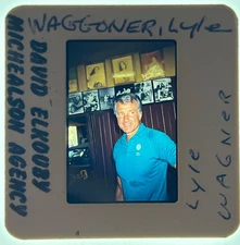 80'S LYLE WAGGONER "WONDER WOMAN" CANDID ORIG. Photo 35mm slide Transparency 195