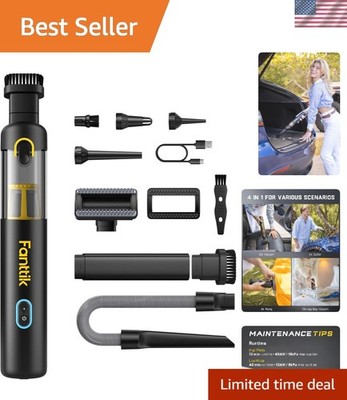 Car Vacuum Portable Cordless Handheld Vacuum Cleaner with Suction Power