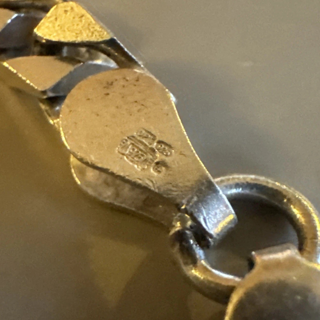 Sterling Silver 925 Solid Square Curb Link Bracel… - image 9