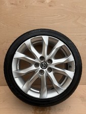 Mazda 3 Mk3 BM 18 Inch Genuine Alloy Wheel With Tyre 215 45 18 Fits 2013 - 2018