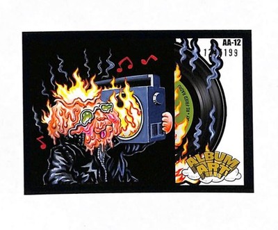 2024 Topps Garbage Pail Kids Green Day AA-12 Album Art 134/199 Black Card