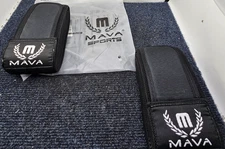 (1 PAIR) Mava Sports Knee Wraps For Men/Women, 72" Compression & Elastic Support