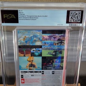 Zelda Tears of the Kingdom Nintendo Switch PSA 10 A++ 1st Print CGC VGA WATA