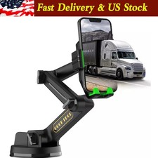 Phone Holder Mount Heavy Duty Truck Car Dashboard Windshield Long Anti-Shake