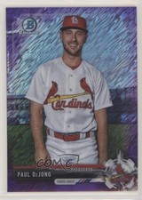 2017 Bowman Chrome Prospects Purple Shimmer Refractor Paul DeJong #BCP214 5h0