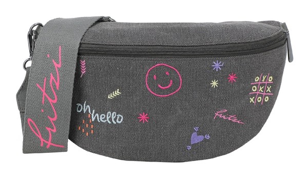 Fritzi aus Preußen Bum Bag Limited Embro Fun Tasche Anthra Dunkelbraun Hellblau-image