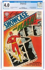Showcase #4 CGC 4.0🔥1st Silver Age Flash🔥Grail 1956 Barry Allen R11 441 cm au