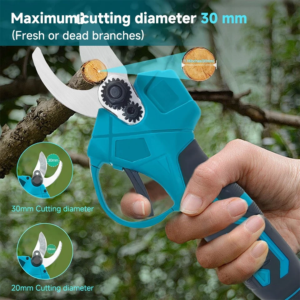 18V Akku Astschere 30mm Gartenschere Baumschere Garten Strauchscheres ohne Akku - Bild 4 von 4