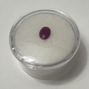 Ruby Oval Cut Loose Gemstone Red Color Enhanced 0.94ct ETW (1pc)
