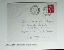 POSTE NAVALE   FRANCE CACHET MARINE MILITAIRE  OBLITERATION POSTE ENVELOPPE 95