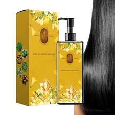 Nourishing Plant-Based Hair Color, Long-Lasting Floral Dye Gray Hair Coverage