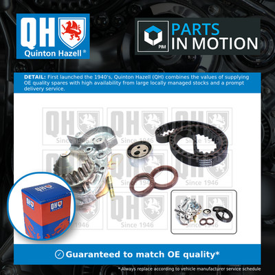 Timing Belt & Water Pump Kit fits RENAULT R19 53, L53, Mk2 1.4 88 to 01 Set QH