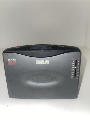 RCA RP-1830A AM/FM Radio Stereo Cassette Player Auto Reverse Bass Boost Handheld