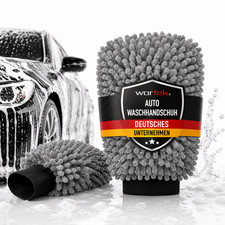 Autowaschhandschuh Auto Mikrofaser Grau Chenille Wash Mitt Wasch Handschuh