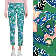 NEW Lilly Pulitzer Corso Pant Size 4 UPF 50 Spearmint Golf Till You Drop Cart