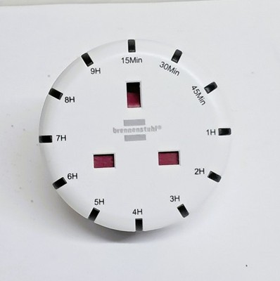 Brennenstuhl Digitaler Countdown Timer Schaltsteckdose LED Anzeige Typ G Stecker