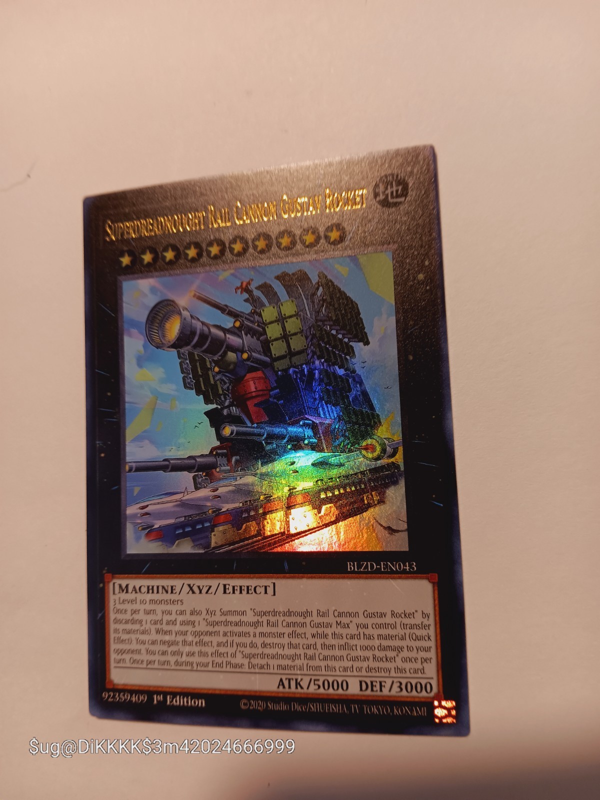 Superdreadnought Rail Cannon Gustav Rocket (BLZD-EN043) – Bild 2