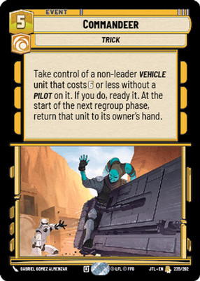 Commander (V.1) - Jump to Lightspeed - Star Wars Unlimited