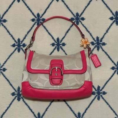 Coach Y2K Soho Buckle Campbell Signature Convertible Shoulder Bag 2014 F28902