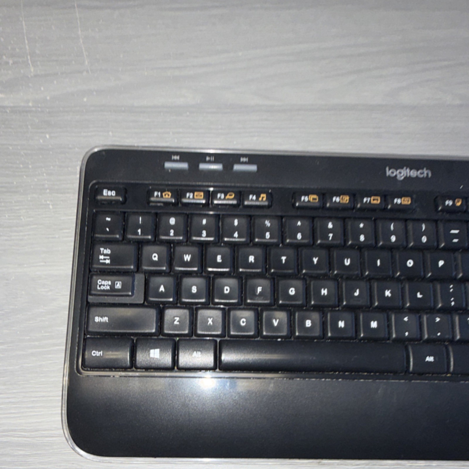 Logitech Standard Black Keyboard QWERTY English Enhanced Fun