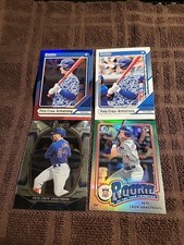 Pete Crow-Armstrong 2023 Panini Select, Bowman Chrome ROY, Donruss Foil & Base 