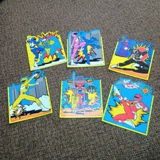 1994 Mighty Morphin Power Rangers Comic Strip Sewing Card Set