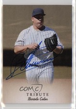 2019 Futera Unique Baseball Onyx Prospects & Legends /12 Bartolo Colon Auto