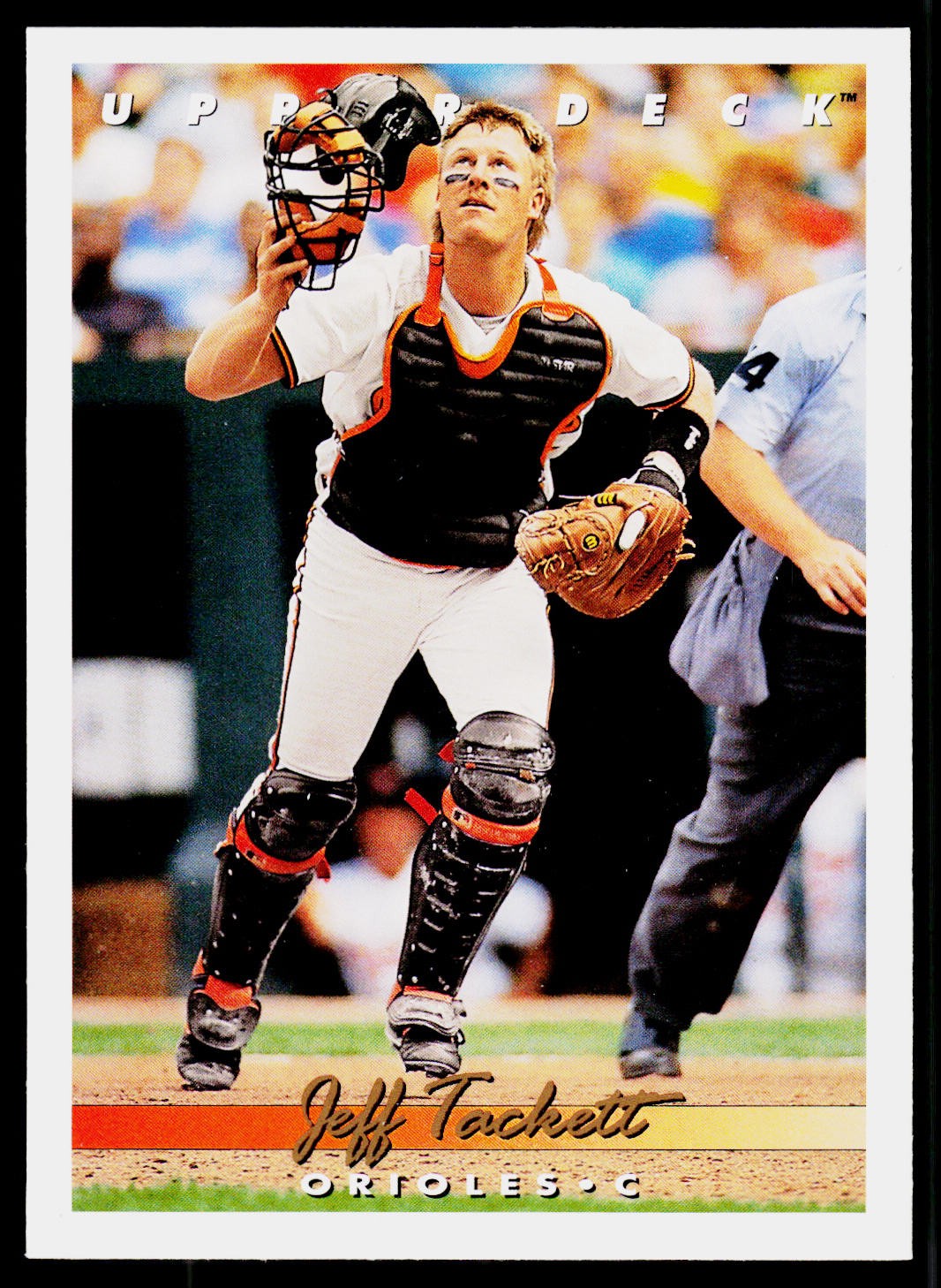 Jeff Tackett, 1993 Upper Deck, #517, Baltimore Orioles,